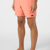 Lennox Hermosa Solid 17" Swim Trunks