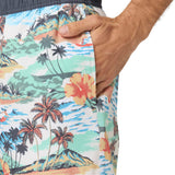 Hermosa Elastic Waist Lined 17" Swim Trunks