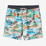 Hermosa Elastic Waist Lined 17" Swim Trunks