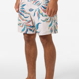 Hermosa Elastic Waist Lined 17" Swim Trunks