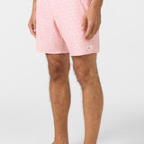 Hermosa Elastic Waist Lined 17" Swim Trunks