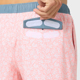 Hermosa Elastic Waist Lined 17" Swim Trunks