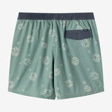 Hermosa Elastic Waist Lined 17" Swim Trunks
