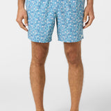 Hermosa Elastic Waist 17" Swim Trunks