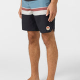 Cruzer Stripe Scallop 18" Boardshorts