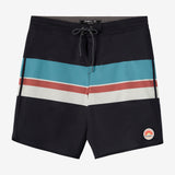 Cruzer Stripe Scallop 18" Boardshorts