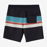 Cruzer Stripe Scallop 18" Boardshorts