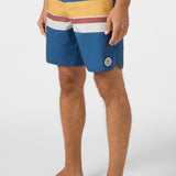 Cruzer Stripe Scallop 18" Boardshorts