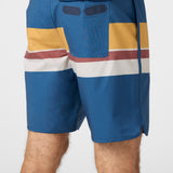 Cruzer Stripe Scallop 18" Boardshorts