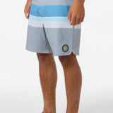 Cruzer Stripe Scallop 18" Boardshorts