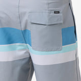 Cruzer Stripe Scallop 18" Boardshorts