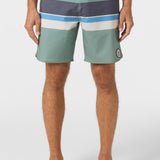 Cruzer Stripe Scallop 18" Boardshorts