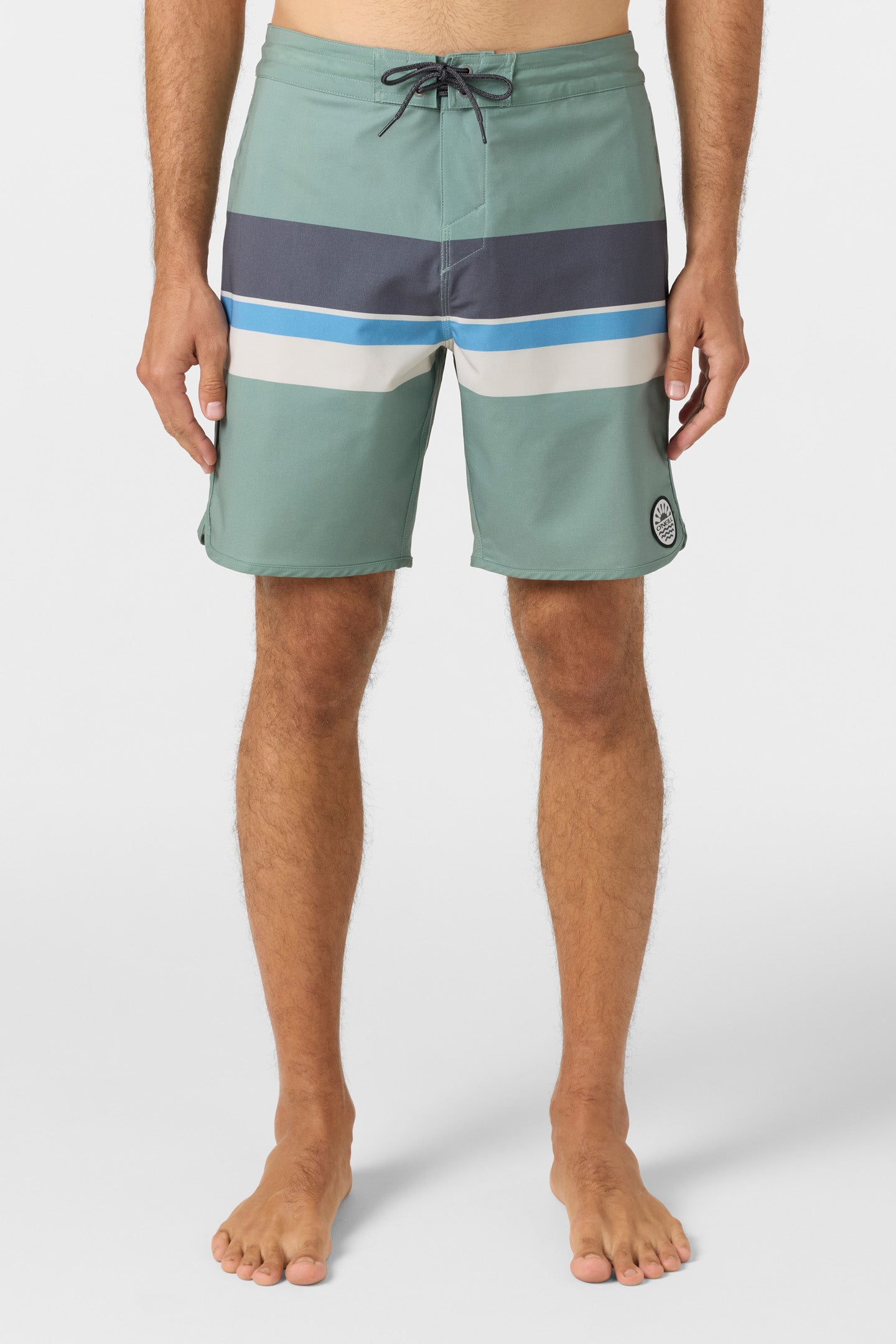 CRUZER STRIPE SCALLOP 18" BOARDSHORTS