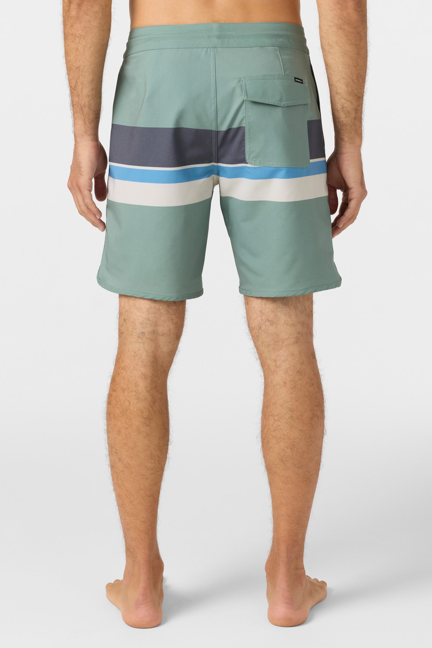 CRUZER STRIPE SCALLOP 18" BOARDSHORTS