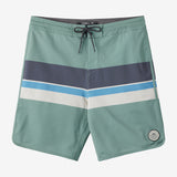 Cruzer Stripe Scallop 18" Boardshorts