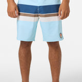Cruzer Stripe Scallop 18" Boardshorts