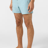 Hermosa Light Lined Elastic Waist 17" Swim Trunks