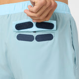 Hermosa Light Lined Elastic Waist 17" Swim Trunks