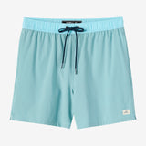 Hermosa Light Lined Elastic Waist 17" Swim Trunks