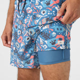 Hermosa Light Lined 17" Swim Trunks
