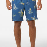 Hermosa Light Lined Elastic Waist 17" Swim Trunks