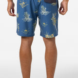 Hermosa Light Lined Elastic Waist 17" Swim Trunks