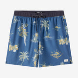 Hermosa Light Lined Elastic Waist 17" Swim Trunks