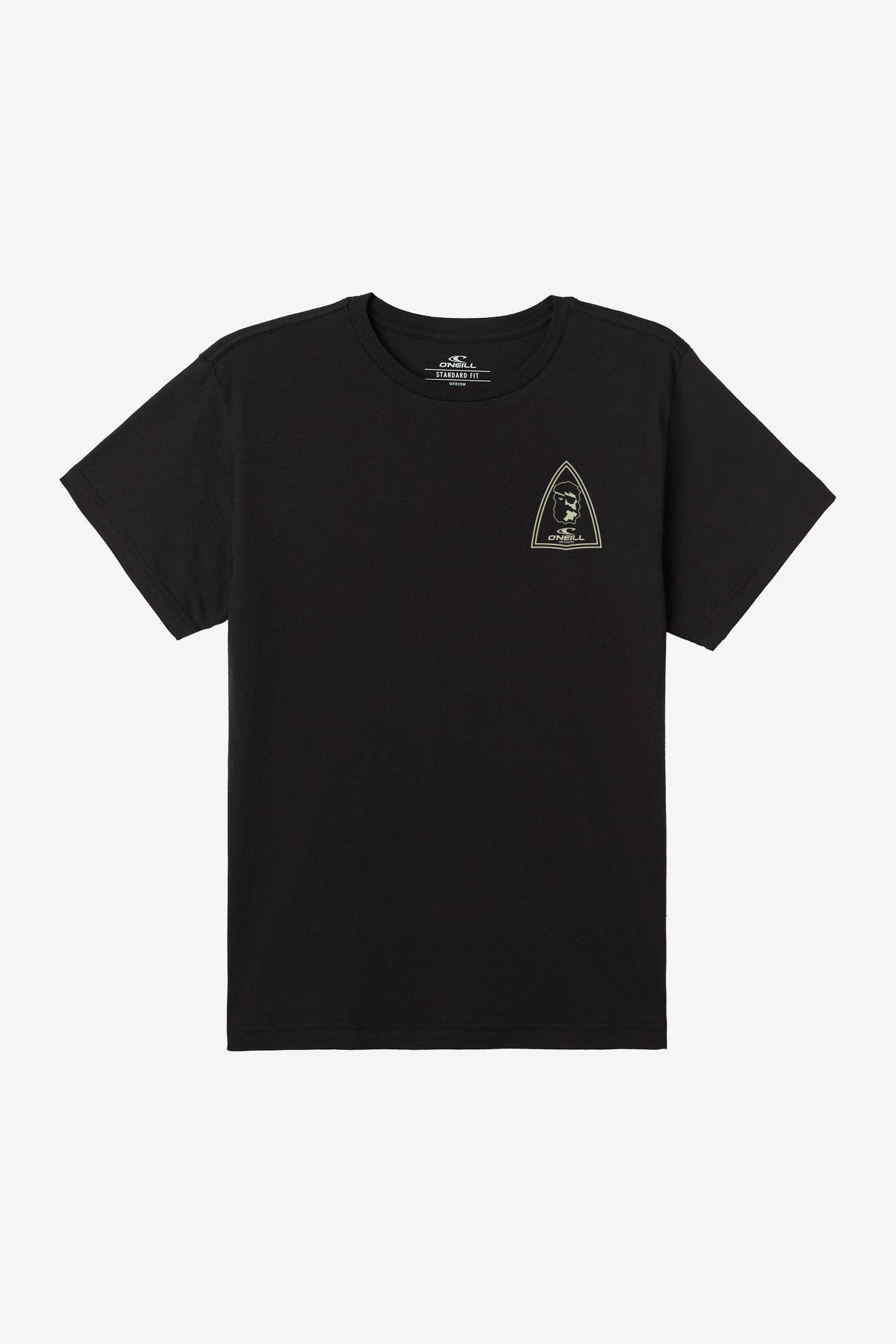Crest Standard Fit Tee - Black | O'Neill