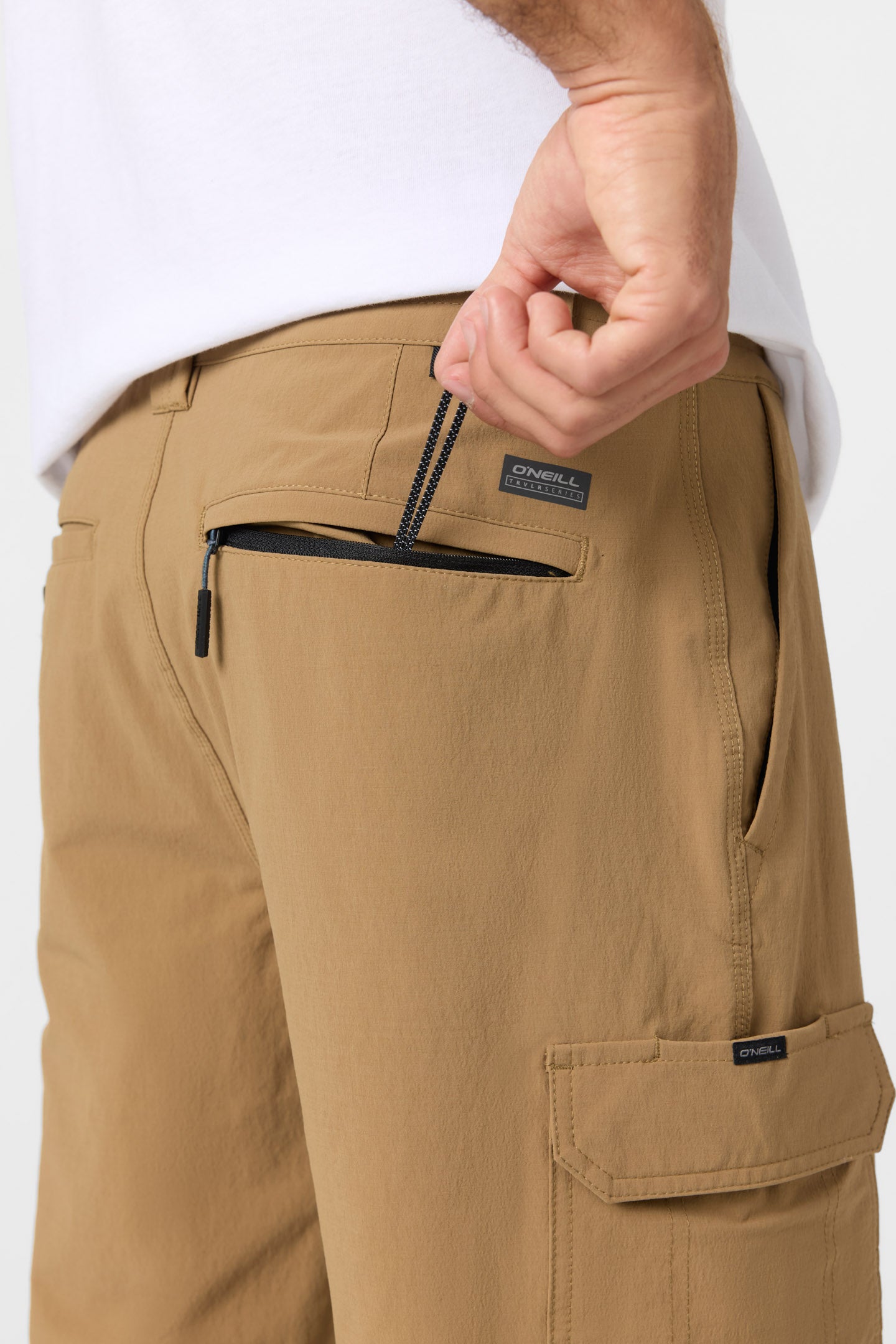 Short Cargo Old Mill Homme – Taille 34, Kaki, Multi Poches (bon état)