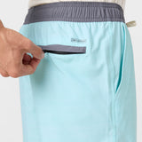 Perform Light Lined Elastic Waist 17" Hybrid Shorts