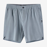 Reserve Light Check Scallop Elastic Waist 18" Hybrid Shorts