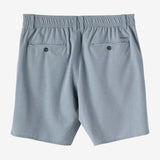 Reserve Light Check Scallop Elastic Waist 18" Hybrid Shorts