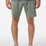 Reserve Light Check Scallop Elastic Waist 18" Hybrid Shorts