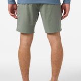 Reserve Light Check Scallop Elastic Waist 18" Hybrid Shorts