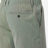 Reserve Light Check Scallop Elastic Waist 18" Hybrid Shorts