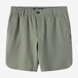Reserve Light Check Scallop Elastic Waist 18" Hybrid Shorts