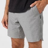 Reserve Light Check 18" Scallop Hybrid Shorts