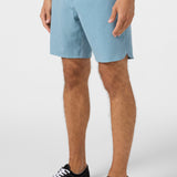 Reserve Light Check Scallop 18" Hybrid Shorts