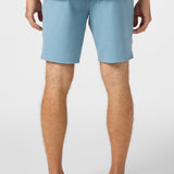 Reserve Light Check Scallop 18" Hybrid Shorts