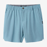 Reserve Light Check Scallop 18" Hybrid Shorts
