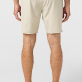 Reserve Light Check Scallop Elastic Waist 18" Hybrid Shorts