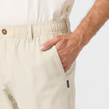 Reserve Light Check Scallop Elastic Waist 18" Hybrid Shorts