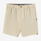Reserve Light Check Scallop Elastic Waist 18" Hybrid Shorts