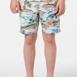 Boy's Hermosa Elastic Waist Lined 16" Swim Trunks