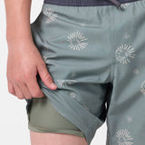 Boy's Hermosa Elastic Waist Lined 16" Swim Trunks