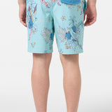 Boy's Hermosa Elastic Waist 16" Swim Trunks