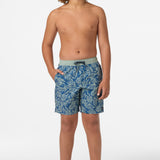 Boy's Hermosa Elastic Waist 16" Swim Trunks