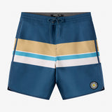 Boy's Cruzer Stripe Scallop 16" Boardshorts