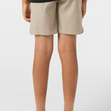 Boy's Reserve Light Check Scallop 16" Hybrid Shorts