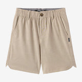 Boy's Reserve Light Check Scallop 16" Hybrid Shorts